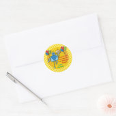 Danke für die Geburtstagsparty Yellow Stickers (Umschlag)