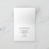 Danke für die Gedenkspende, Aquamarine Rose (Innenseite)