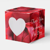 "Danke für die gemeinsame Nutzung"-Rote Rose Geschenkschachtel (Vorderseite)