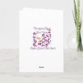 Danke für die großzügiges Geschenk Karte (Rückseite)