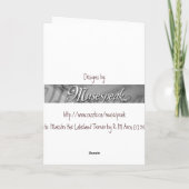 Danke für die Grub! Karte (Rückseite)