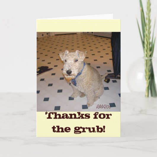 Danke für die Grub! Karte (Vorderseite)