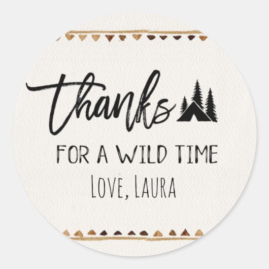 Danke für die gute Zeit Vielen Dank an die Sticker (Vorderseite)