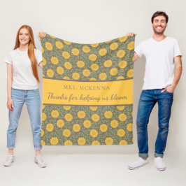 Danke für die Hilfe für Bloom Fleece Blanket
