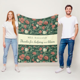 Danke für die Hilfe für Bloom Fleece Blanket