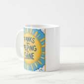 Danke für die Hilfe für die Tasse von Shine (Vorderseite Links)