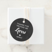 Danke für die Hilfe, mir beim Wachsen des Geschenk Geschenkanhänger (Beispiel)