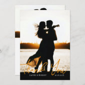 Danke für die Hochzeit Flat Danke Karte (Vorne/Hinten)