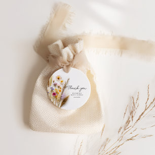 Danke für die Hochzeitsdusche "Love in Bloom" Geschenkanhänger