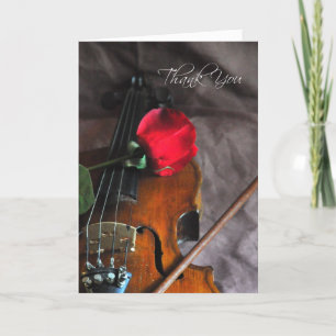 Danke für die Hochzeitsmusik Rose und Violine