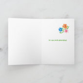 Danke für die Hospitality Card - Blume Power (Innenseite)