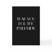 Danke für die Interview-Karte