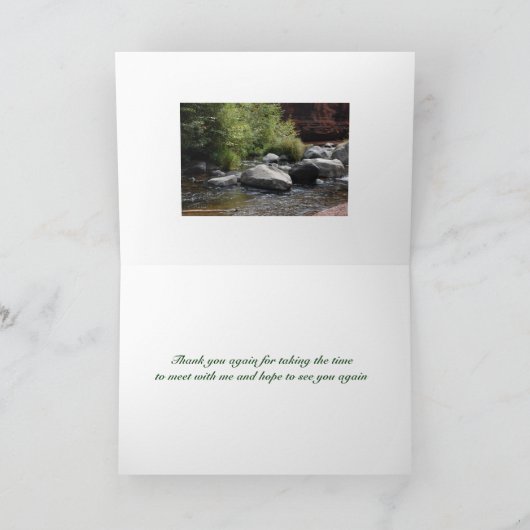 Danke für die Interview-Karte (Innenseite)