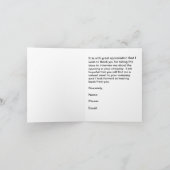 Danke für die Interviewanmerkungskarte (Innenseite)