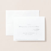 Danke für die jede Anlässe: Folienkarte (Rückseite mit Umschlag)