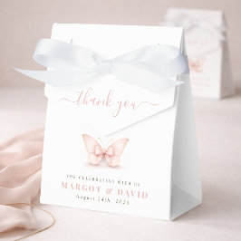 Danke für die kleine Schmetterlings-Baby-Party für Geschenkschachtel