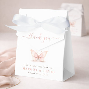 Danke für die kleine Schmetterlings-Baby-Party für Geschenkschachtel
