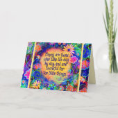 Danke für die Kleinen Dinge Karte (Vorderseite)