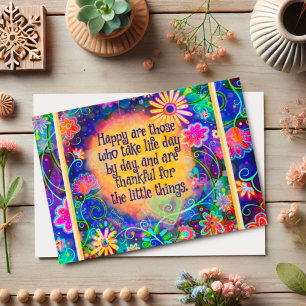 Danke für die Kleinen Dinge Karte