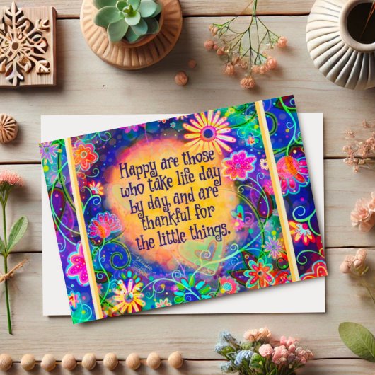 Danke für die Kleinen Dinge Karte