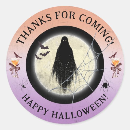 Danke für die kommende Duppies & Daiquiris-Aufkleb Runder Aufkleber (Vorderseite)