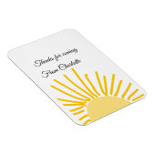 Danke für die kommende Hinzufügen Name Text-Nachri Magnet (Rechte Seite)