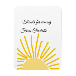 Danke für die kommende Hinzufügen Name Text-Nachri Magnet