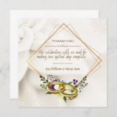 Danke für die kommende Hochzeitkarte (Vorne/Hinten)