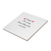 Danke für die kommende Nachricht mit Namen Fliese (Seite)