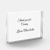 Danke für die kommende Nachricht mit Namen Fotoblock (Links)