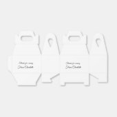 Danke für die kommende Nachricht mit Namen Geschenkschachtel (Ungefaltet)