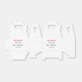 Danke für die kommende Nachricht mit Namen Geschenkschachtel (Ungefaltet)