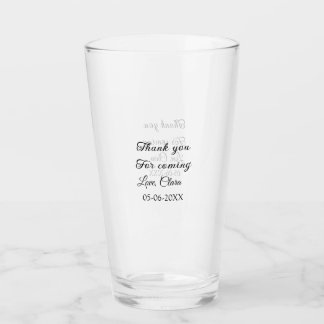 Danke für die kommende Nachricht mit Namen Glas