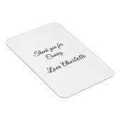 Danke für die kommende Nachricht mit Namen Magnet (Rechte Seite)