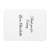 Danke für die kommende Nachricht mit Namen Magnet (Horizontal)