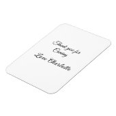 Danke für die kommende Nachricht mit Namen Magnet (Linke Seite)