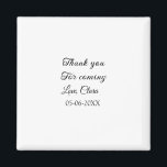 Danke für die kommende Nachricht mit Namen Magnet<br><div class="desc">Entwurf</div>