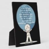 Danke für die Kraft Fotoplatte (Seite)