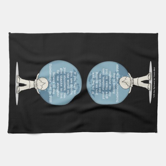 Danke für die Kraft Geschirrtuch (Horizontal)