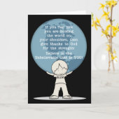 Danke für die Kraft Karte (Gelbe Blume)