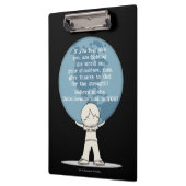 Danke für die Kraft Klemmbrett (Links)