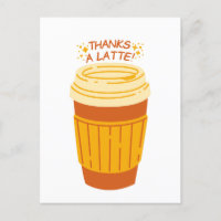 Danke für die Latte Coffee Card