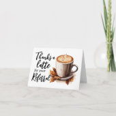 Danke für die letzte Kaffeeüberweisung (Vorderseite)