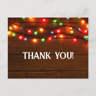 Danke für die Lichter! Postkarte