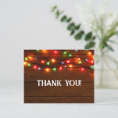 Danke für die Lichter! Postkarte (Stehend Vorderseite)