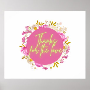 Danke für die Liebe Poster