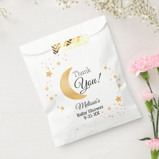 Danke für die Mond Babydusche Geschenktütchen (Versiegelt)