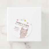 Danke für die Niedliche Babydusche von Llama Geschenkanhänger (Beispiel)