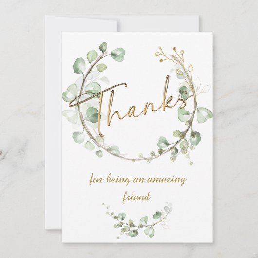 Danke für die Phantastische Freundschaft Einladung (Vorderseite)