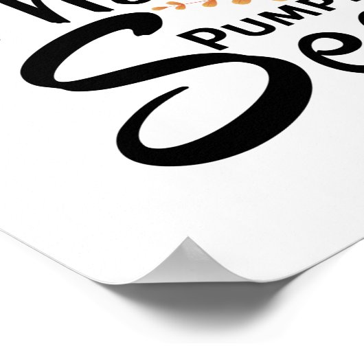 Danke für die Pumpkin Gewürzsaison Gnome Poster (Ecke)